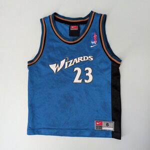 Nike Washington Wizards Michael Jordan 23 NBA Jersey Blue Kids Size 6